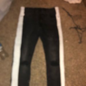 Designer Jeans w White a stripe